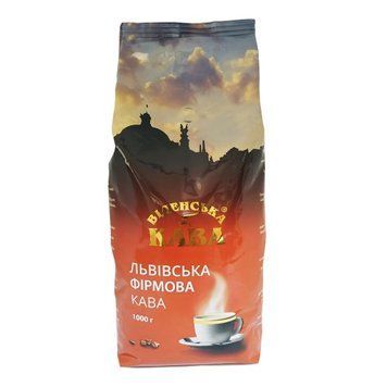 Кава в зернах Віденська кава Львівська Фірмова 1 кг 12062509 фото