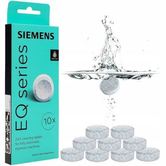 Купить Таблетки для чистки кофейных масел кофемашины Siemens 10 шт