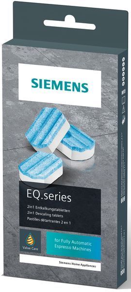 Таблетки для удаления накипи для кофеварки Siemens 3шт TZ80002A TZ80002A фото