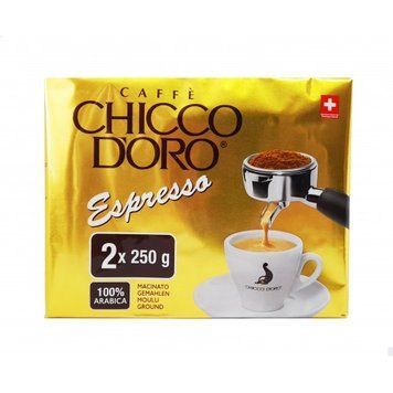 Кава мелена Chicco D`oro Espresso (250г х 2шт) 13062413 фото