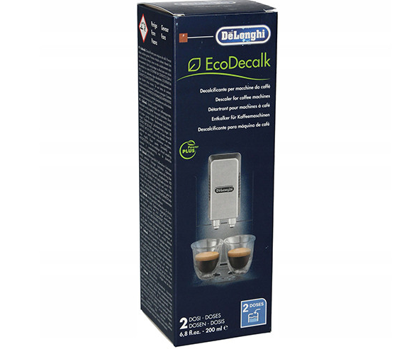 Средство для удаления накипи кофемашины DeLonghi EcoDecalk 200 мл 5513284391,&nbsp;5513284381, DLSC202 5513284391 фото