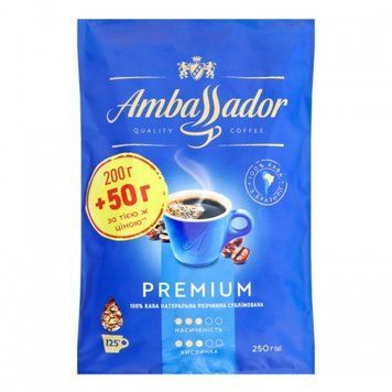 Кава розчинна Ambassador Premium 200+50г 14062438 фото