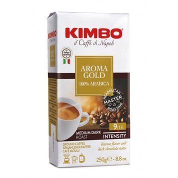 Кава мелена KIMBO AROMA GOLD 100% ARABICA 250г 13062428 фото