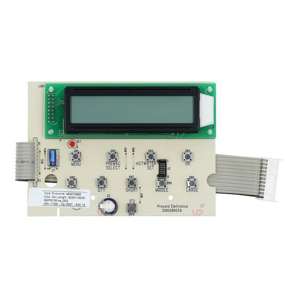 Плата управления для кофемашины Delonghi EAM 3400, EAM 3500, EAM 4400, EAM 4500 5232114200, 5232114300, 5232106000, 5232109300, 5232111400, 5232110300 5232114200 фото