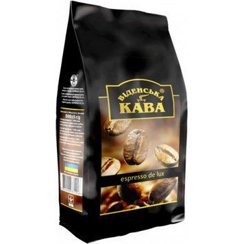 Кава в зернах Віденська кава Espresso Delux 500 г 12062497 фото