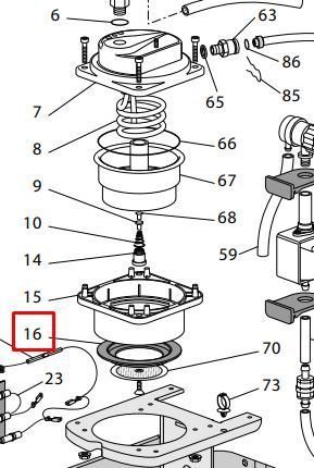 Уплотнитель группы для кофемашины Delonghi Bar/EC 7313285849, 5332140900, 5332212800 7313285849 фото