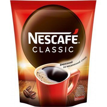 Кава розчинна Nescafe Classic 120г 14062450 фото
