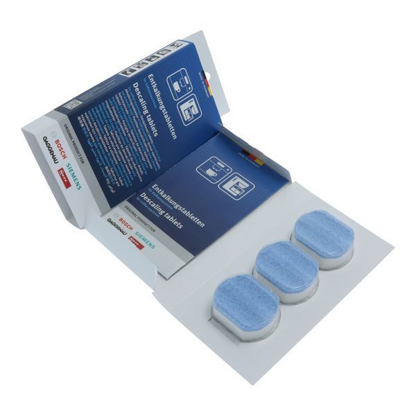 Таблетки от накипи для кофемашины Bosch 00311975, 00311821, TCZ8002 00311975 фото